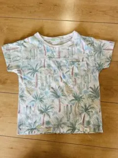 BEAMS mini パームツリー柄 Tシャツ