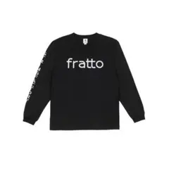 frattoオリジナルロングTシャツロゴ ブラック