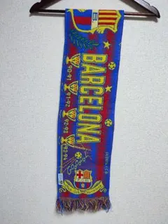 FCバルセロナ 公式 ニットマフラー 90s 4連覇記念 ヴィンテージ バルサ FCバルセロナ 公式 ニットマフラー 90s 4連覇記念 ヴィンテージ バルサ