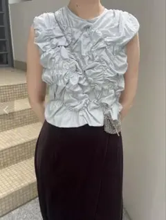アメリ BUMPY GATHER BACK OPEN TOPのサムネイル