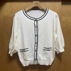 NICE CLAUP ニットカーディガン　フリーサイズ　⚠️説明必読