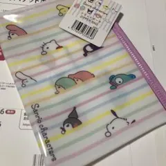サンリオキャラクターズ フラットポーチ