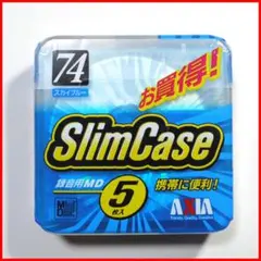 未開封 AXIA MD 録音用 MiniDisc 74分 スカイブルー 5枚