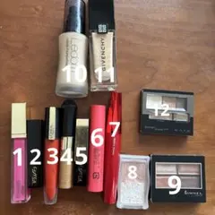 リップ ファンデーション アイシャドウ ハイライト マスカラ アイブロウ