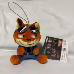 ズートピア　こてっとぺったんミニ　マスコット　ニック　警察　サングラス