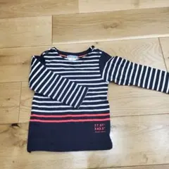 jacadi 長袖カットソー 36M ネイビー/ホワイト