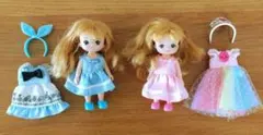 リカちゃん双子の妹　ミキちゃんマキちゃん　小物　　お洋服セット　まとめ売り