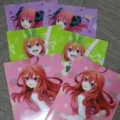 【まとめ売り】五等分の花嫁 クリアファイル・クリアカード