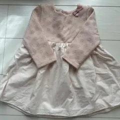 TOCCA ピンク 長袖 ワンピース　90