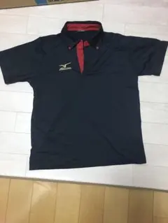 Mizuno ポロシャツ ブラック/レッド　Sサイズ