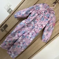 スノーウェア 女の子 110cm 雪の結晶柄