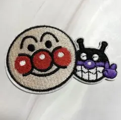 アンパンマン　バイキンマン　ワッペン　アップリケ