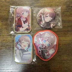 望月穂波　４点セット　缶バッジ、布バッジ