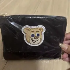 ブラック】オールドテディ ワッペンポーチ - メルカリ