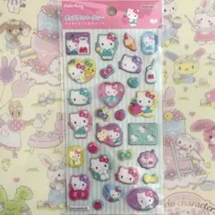 ハローキティ　ラメきらクリスタルシール　ポップデコパーティー　サンリオ　キティ