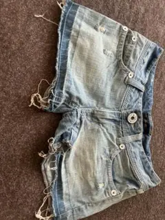 デニムショートパンツ ウエスト58cm ヒップ87cm