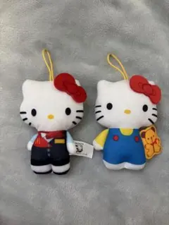 ハローキティ マクドナルド ぬいぐるみ キーホルダー 2種セットのサムネイル