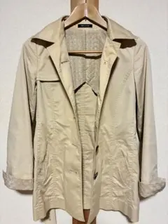 【コムサデモード】トレンチコート　ベージュ　9号