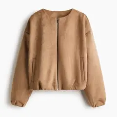 H&M オーバーサイズジャージージャケット　Sサイズのサムネイル