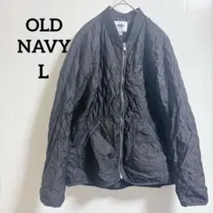 希少✨ OLD NAVY 【L】 ブラック キルティングジャケット