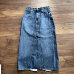 ユニクロ　デニム　タイトスカート　春.夏