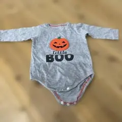 ハロウィン かぼちゃ ロンパース 70cm