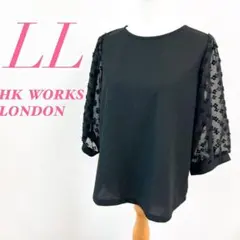 LOULOU WILLOUGHBY（ルルウィルビー）デコルテレースとろみブラウス 