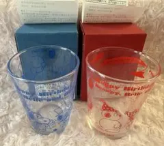 SNOOPY　誕生祭　スヌーピータウン　ちびグラス　2点　ノベルティ　非売品