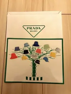 PRADA ノベルティ ステッカー 非売品 帽子デザイン 限定 イベント