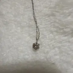 0.0.1カラット天然ダイヤモンドネックレスPT900