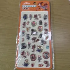 m*u様 ディズニー ズートピア ぷくぷくシール