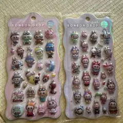 ラブブ ボンボンドロップシール 2枚セットLABUBU