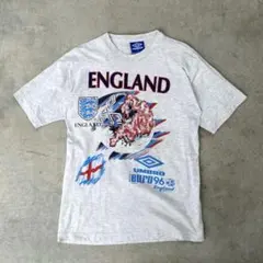 90s UMBRO ENGLAND代表 ユーロ1996 Tシャツ サッカー