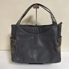 ダークグレー トートバッグ