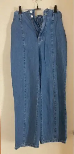 ストレート　デニムパンツ　レディース　M
