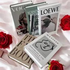 2冊 フェイクブック ダミーブック イミテーションブック 洋書 結婚式 雑貨