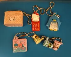サンリオキャラクターズ レトロミニチュアチャーム　5点セット