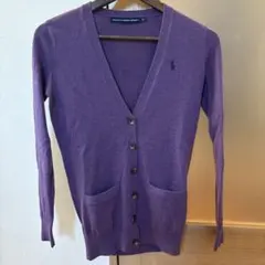 Ralph Lauren Sport パープル カーディガン S