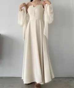 Louere デザインキャミワンピース