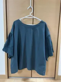 サマンサモスモス　刺繍袖　ブラウス　シャツ