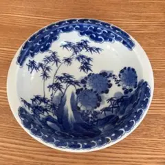 古染付　青花福禄寿四聖人物紋大碗 高さ8.5 口径18高台8cm 古染付 青花福禄寿四聖人物紋大碗 高さ8.5 口径18高台8cm - メルカリ