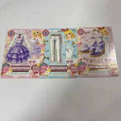 アイカツカード ラベンダーティアードワンピース ラベンダーリボン