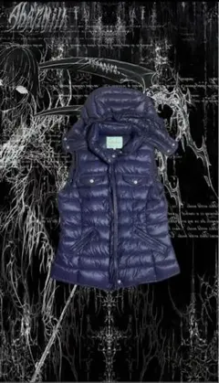 00s y2k ダウンベスト 短丈 グランジ 平成