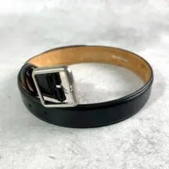 未使用品級】MY WEAKNESS レザー ベルト ブラック 保存袋付属品 - メルカリ