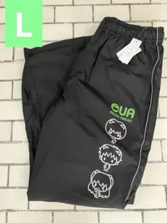 エヴァンゲリオン　ミクロマクロ　ナイロンパンツ　裏フリース　Lサイズ