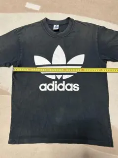 adidas ロゴ入り Tシャツ M 黒