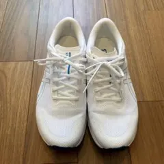 ASICS ランニングシューズ ホワイト/ブルー