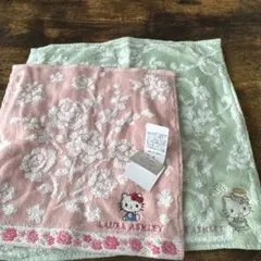 LAURA ASHLEY ハローキティ タオルハンカチ 2枚セットのサムネイル