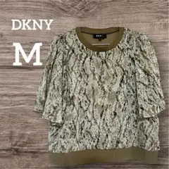 DKNY ヘビ柄 フレアスリーブ トップス　M チュニックのサムネイル
