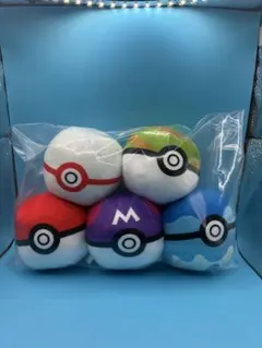 ポケットモンスター ぬいぐるみ モンスターボールコレクション 5点セットのサムネイル